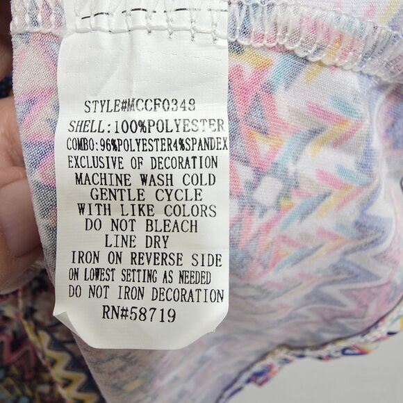 NOTATIONS Tiered Ruffle Front XL Short Flutter Sleeve Slinky Stretch Knit Top - Picture 10 of 11